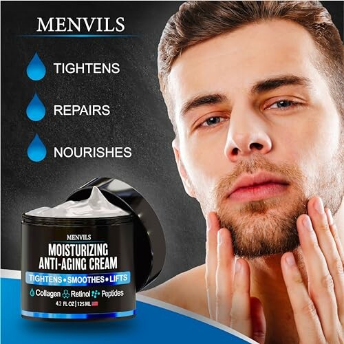 Menvils Mens Face Moisturizer Cream